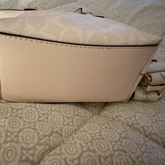 Coach Cream Satchel with Gold Accents Mini - Picture 4 of 7